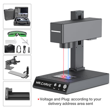 M4pro beginner dual-source laser engraving machine is suitable for simple logo and text engraving