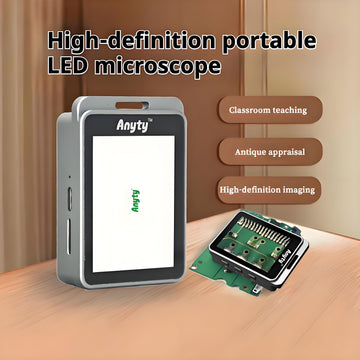 High-definition portable LED microscope