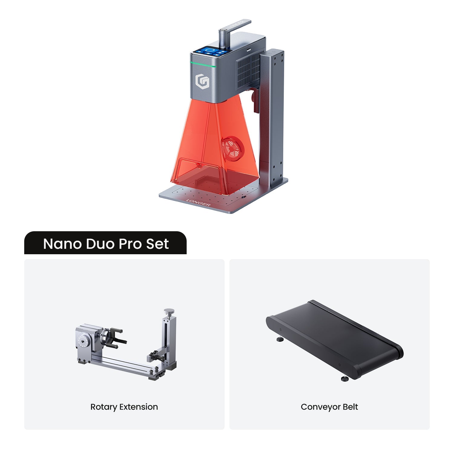 New 2025]Longer Nano Duo AI Laser Engraver Portable Laser Engraving M