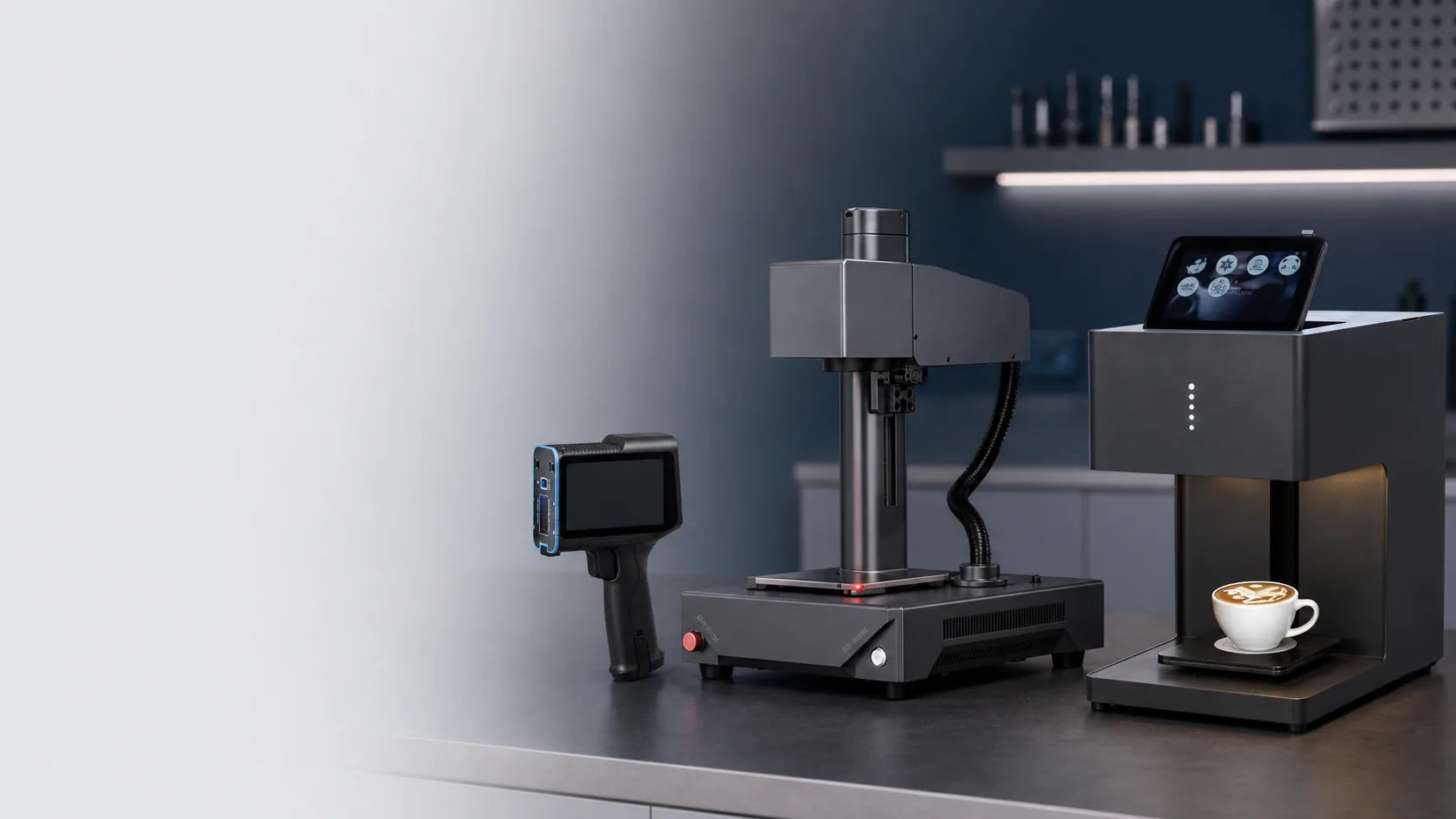 Laser engravers, handheld inkjet printer and coffee printing equipment